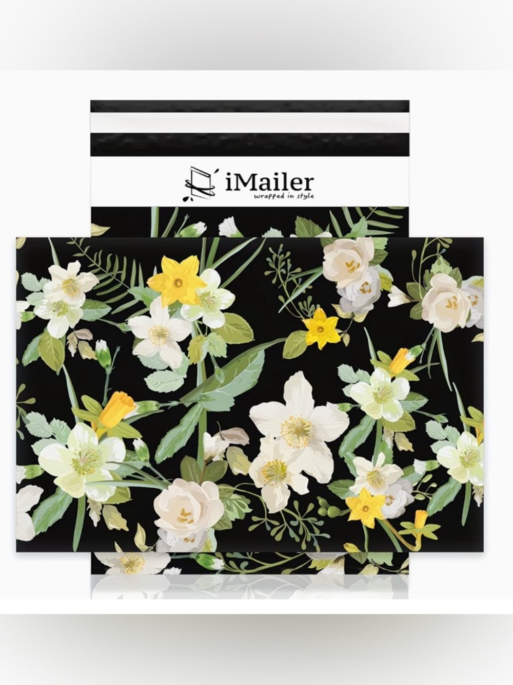 20 12” x 15.5” Floral Poly Mailers - Picture 2 of 4